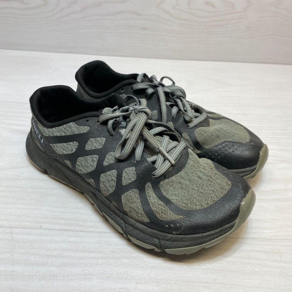 Merrell Bare Access Flex 2 Trainers Women's Size 6.5 Gray Trail‎ Running Shoes